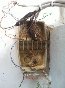 Ex BT Addlestone telephone engineer repair BT junction box