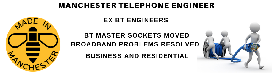 The logo of ex bt engineer Manchester - your local Manchester Ex BT engineer